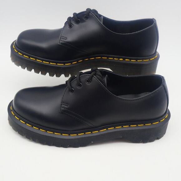 NEW Dr. Martens 1460 Bex Smooth Leather Oxfords Men's 7 Women's 8 Black Docs - Picture 2 of 9